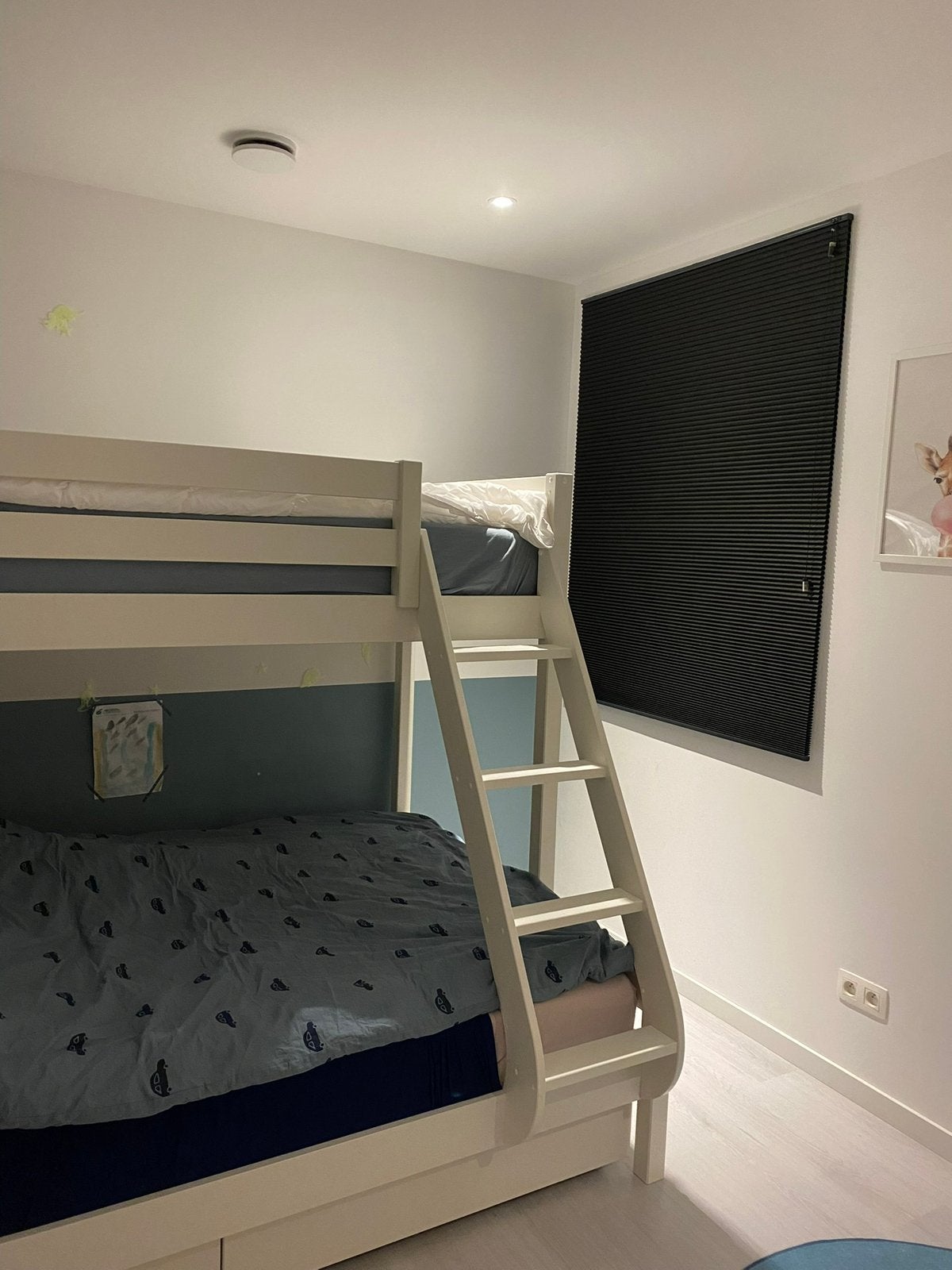 Prachtig stapelbed - Twijfelaar onderaan, Maison & Meubles, Enlèvement, Comme neuf, Queen size, Lits superposés