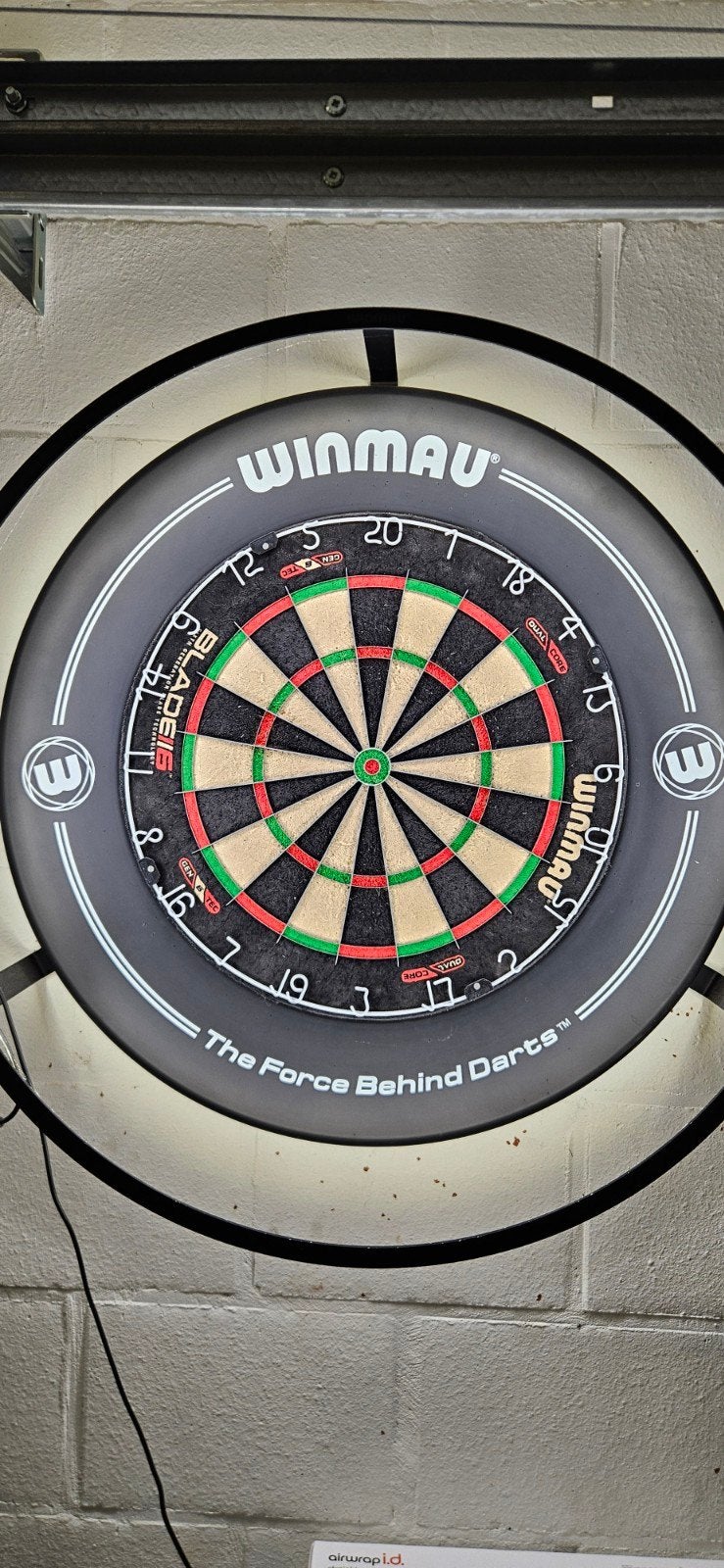dartsbord + verlichting en suround., Sport en Fitness, Ophalen of Verzenden