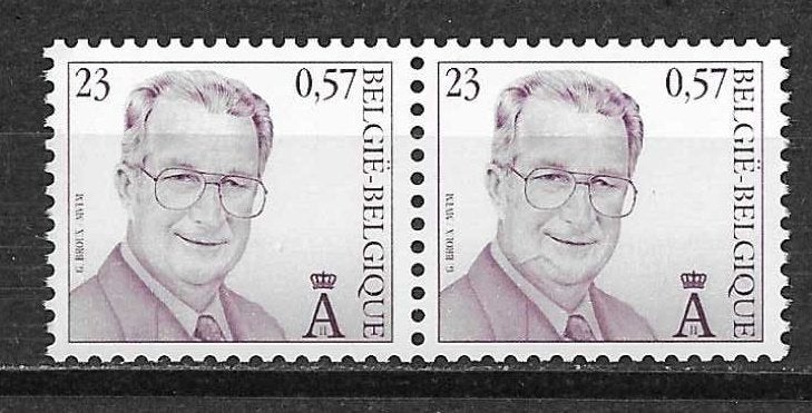 België OPC R100 + R101 Z.M. Koning Albert II Type Broux **, Staatshoofden, Ophalen of Verzenden, Postfris, Postfris