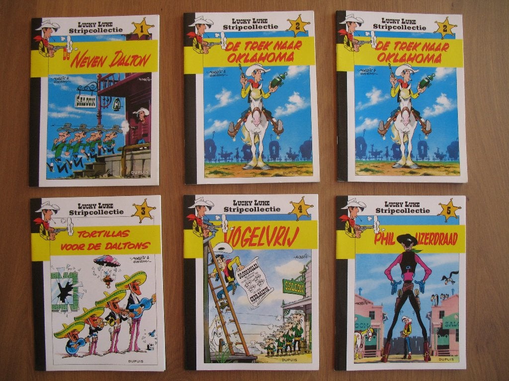 Lucky Luke, stripcollectie, complete reeks 24 stuks +1, Complete serie of reeks, Ophalen of Verzenden, Nieuw
