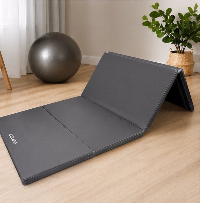 Tapis de gymnastique pliable CCLIFE 200  100  5 cm, Enlèvement, Comme neuf