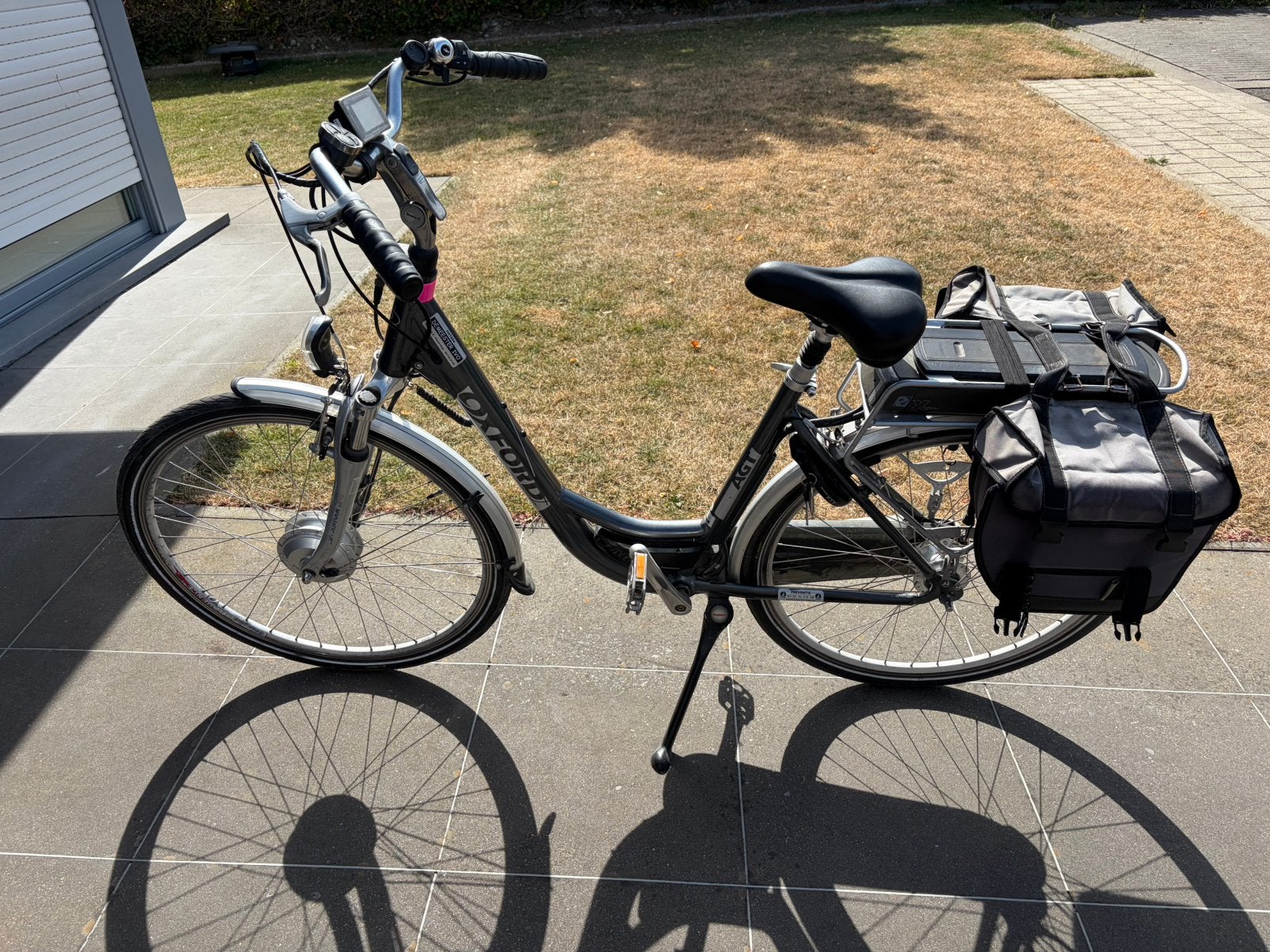 Elektrische fiets oxford met tranzx pst systeem, Gebruikt, 47 tot 51 cm, 50 km per accu of meer, Ophalen
