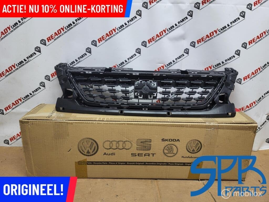 Grille Origineel Seat Leon 5F FACELIFT 17-> 5F0853654H GRILL, Auto-onderdelen, Nieuw, Ophalen of Verzenden, Seat, Seat