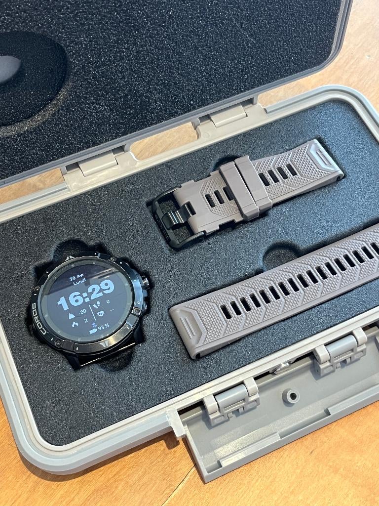 COROS Vertix 2 Obsidian - Montre GPS, Bijoux, Sacs & Beauté, Montres connectées, Comme neuf, Distance, GPS, Battement de coeur