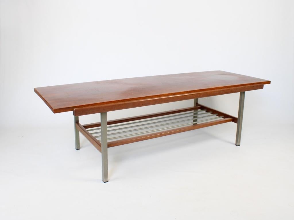 table basse vintage, années 60, Louis Van Teeffelen, Enlèvement