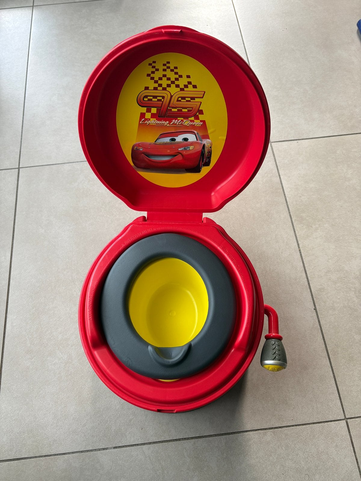 Kinder potje Cars met geluid, Ophalen of Verzenden, Zo goed als nieuw