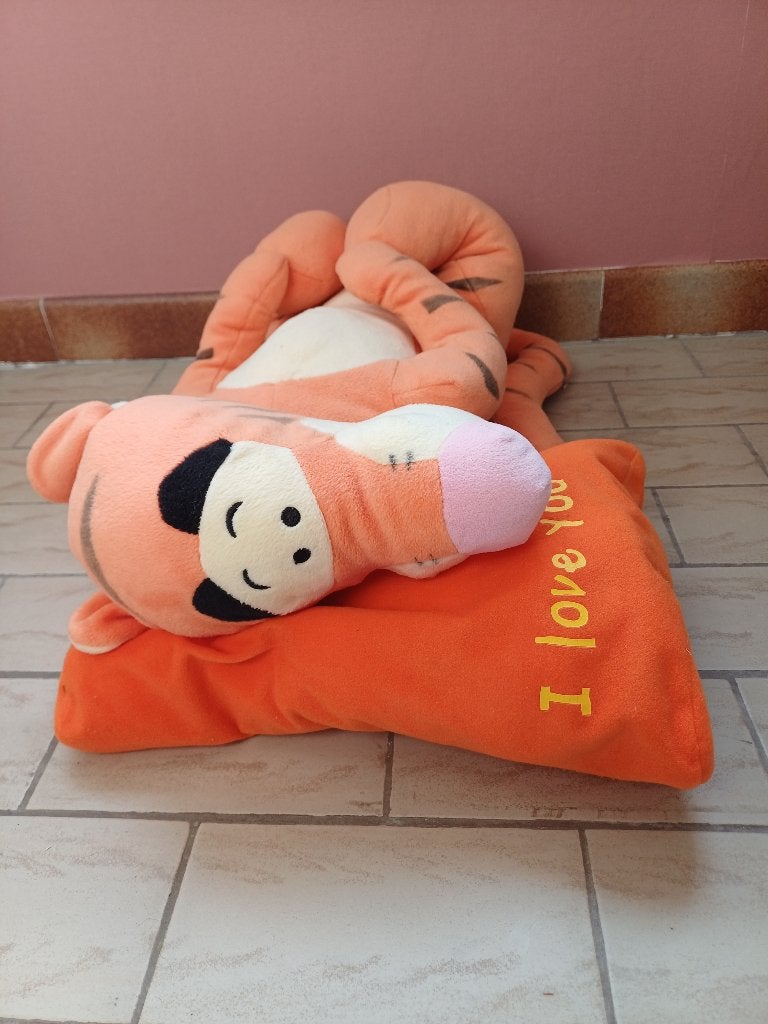 Grande peluche Tigrou, Disney, Orange, Disney, Utilisé