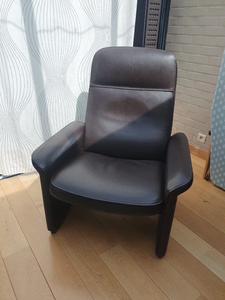 De Sede 50 Fauteuil Ombra Living Leer, Vintage, Enlèvement, Utilisé, Cuir