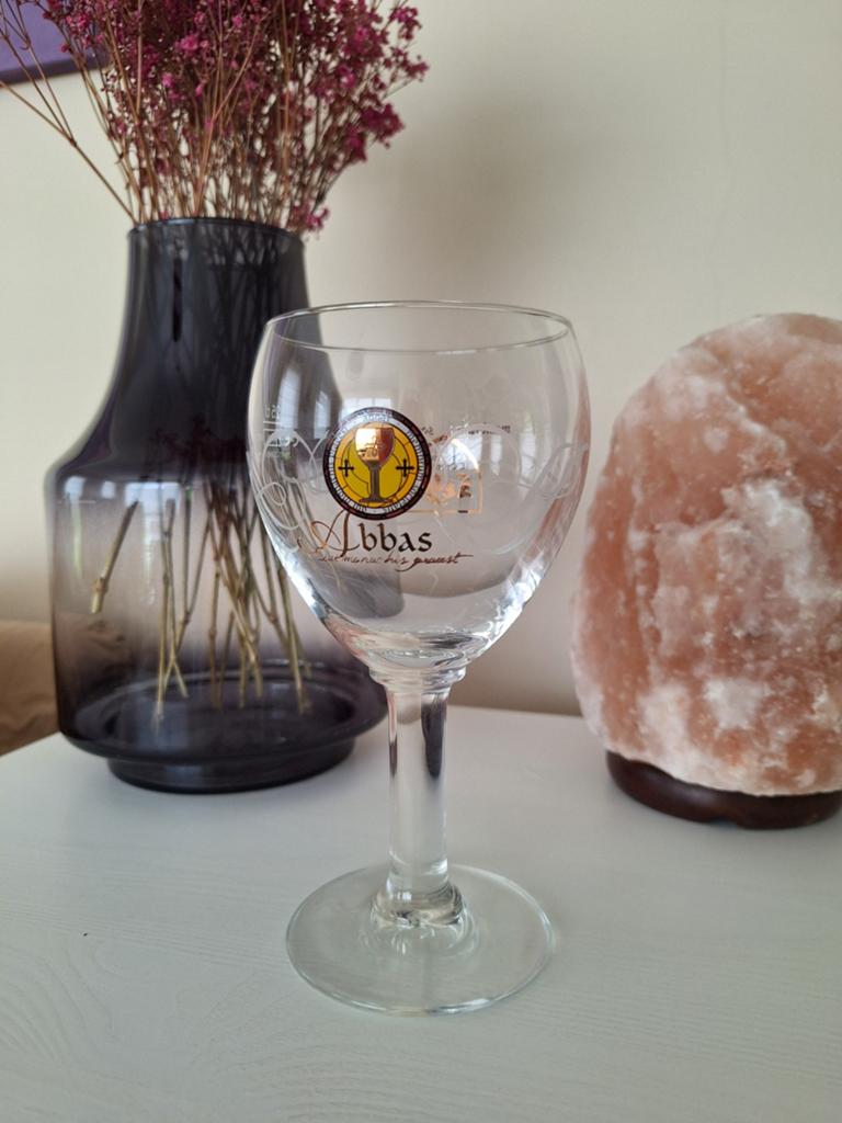 Leffe Abbas 25 cl. Zeldzaam bierglas., Verzamelen, Ophalen, Leffe