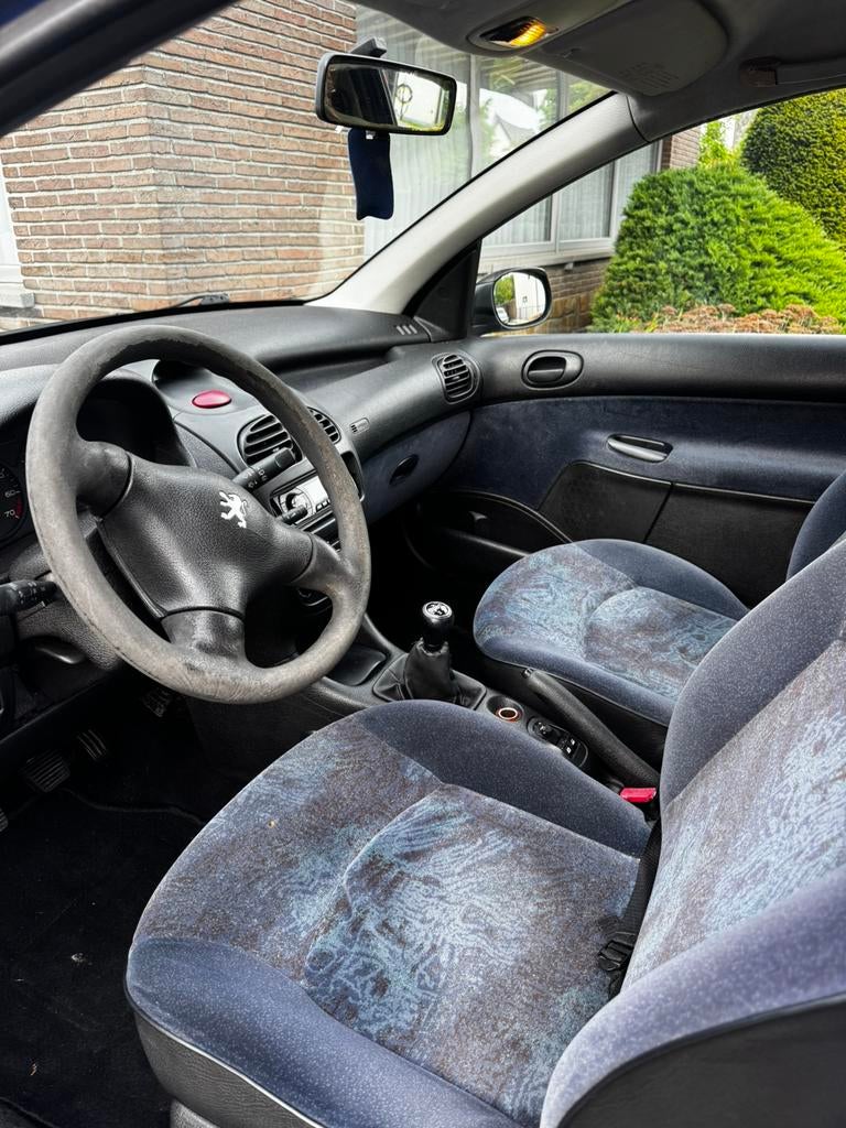 Peugeot 206 benzine (100.000 km), Auto's, Blauw, 5 zetels, Particulier, Blauw