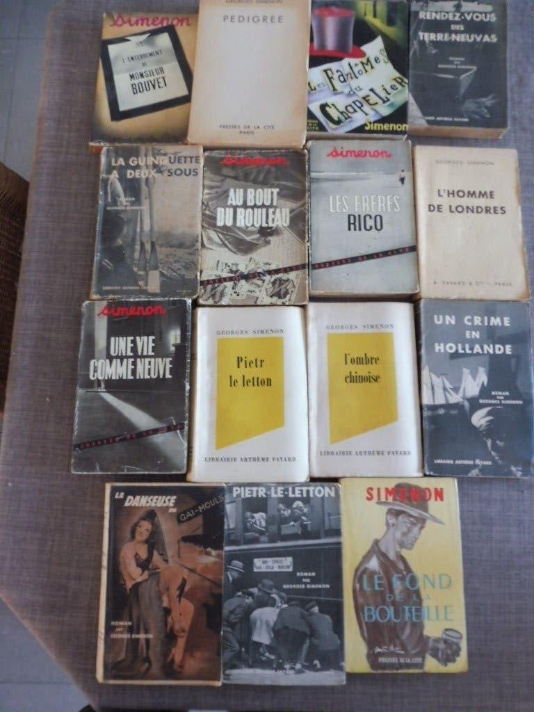 15 uitgaven van Georges Simenon, Boeken, Ophalen of Verzenden, Gelezen, Georges Simenon