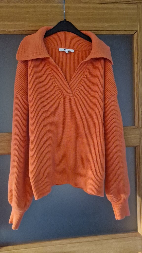 Een trui van Garcia, Kleding | Dames, Ophalen, Oranje, Maat 36 (S), Gedragen