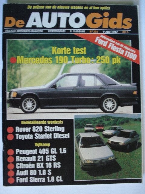 AutoGids 203, Livres, Autos | Brochures & Magazines, Utilisé, Général, Envoi