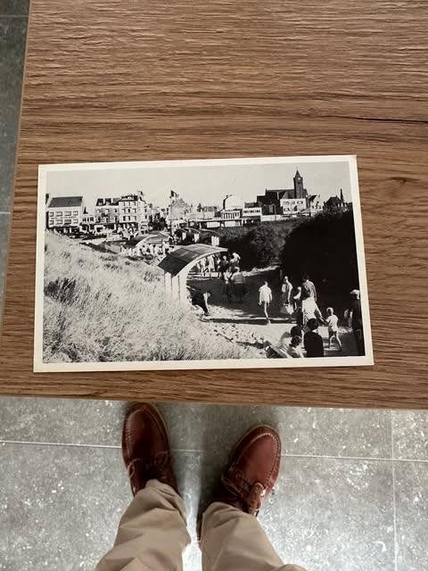 postkaart carte postale Bredene aan zee algemeen zicht, Ophalen of Verzenden, Ongelopen, West-Vlaanderen