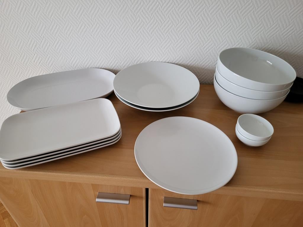Verkoop van servies, vazen ​​en glazen schalen, Antiek en Kunst, Antiek | Servies compleet, Ophalen