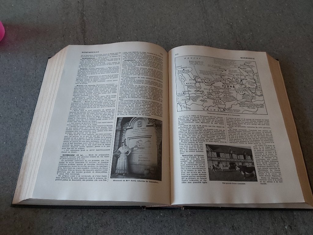 Larousse Gastronomie Cuisine Fruit Légumes Kok Chef 1938, Enlèvement ou Envoi, Société