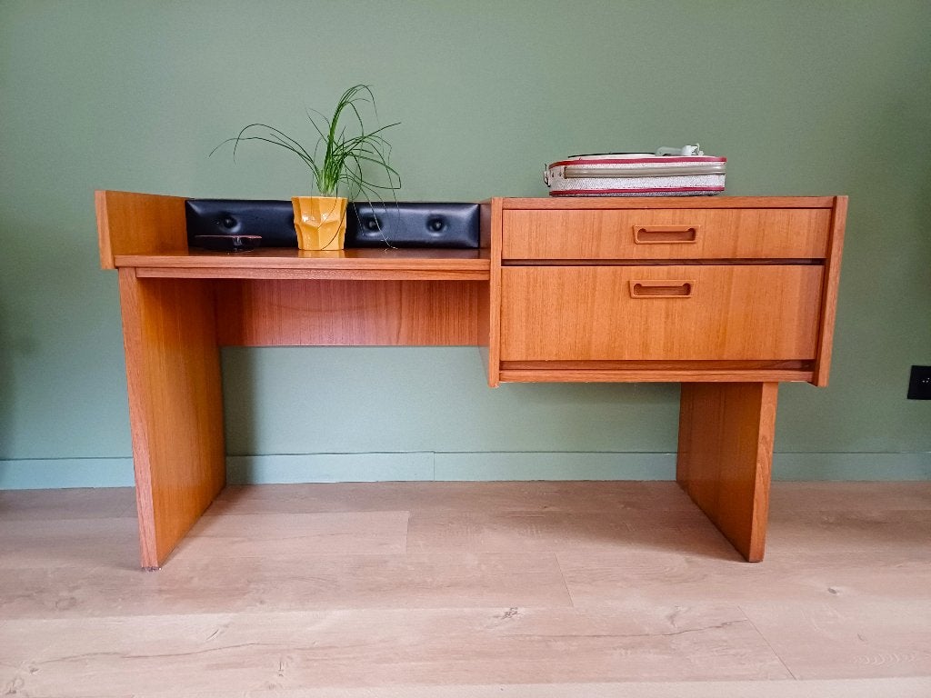 Vintage dressoir lowboard teak kast jaren 60, Huis en Inrichting, Ophalen, Teakhout, Vintage Mid-Century Scandinavian