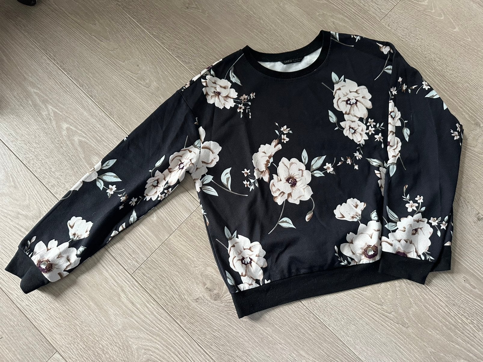 Damessweater met bloemenprint/ maat L, Ophalen of Verzenden, Nieuw, Maat 42/44 (L)