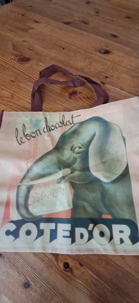 Stevige draagtas tas boodschappentas, Handtassen en Accessoires, Tassen | Damestassen, Ophalen, Zo goed als nieuw, Oranje, Overige typen