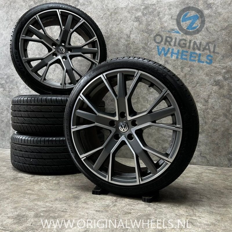 19 inch GMP velgen + zomerbanden Volkswagen Golf Caddy, Autos : Pièces & Accessoires, Pneus et Jantes, Pneus été, -, 19 pouces