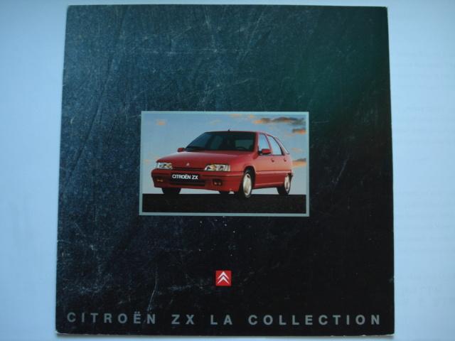 Citroën ZX La Collection 1991 Brochure Catalogue Prospekt, Envoi, Utilisé, Citroën