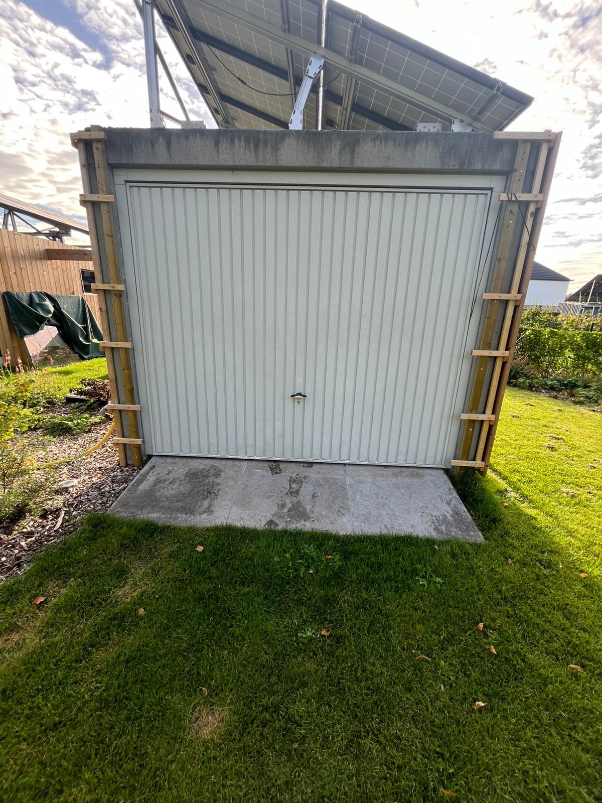 2 garagepoorten, Ophalen