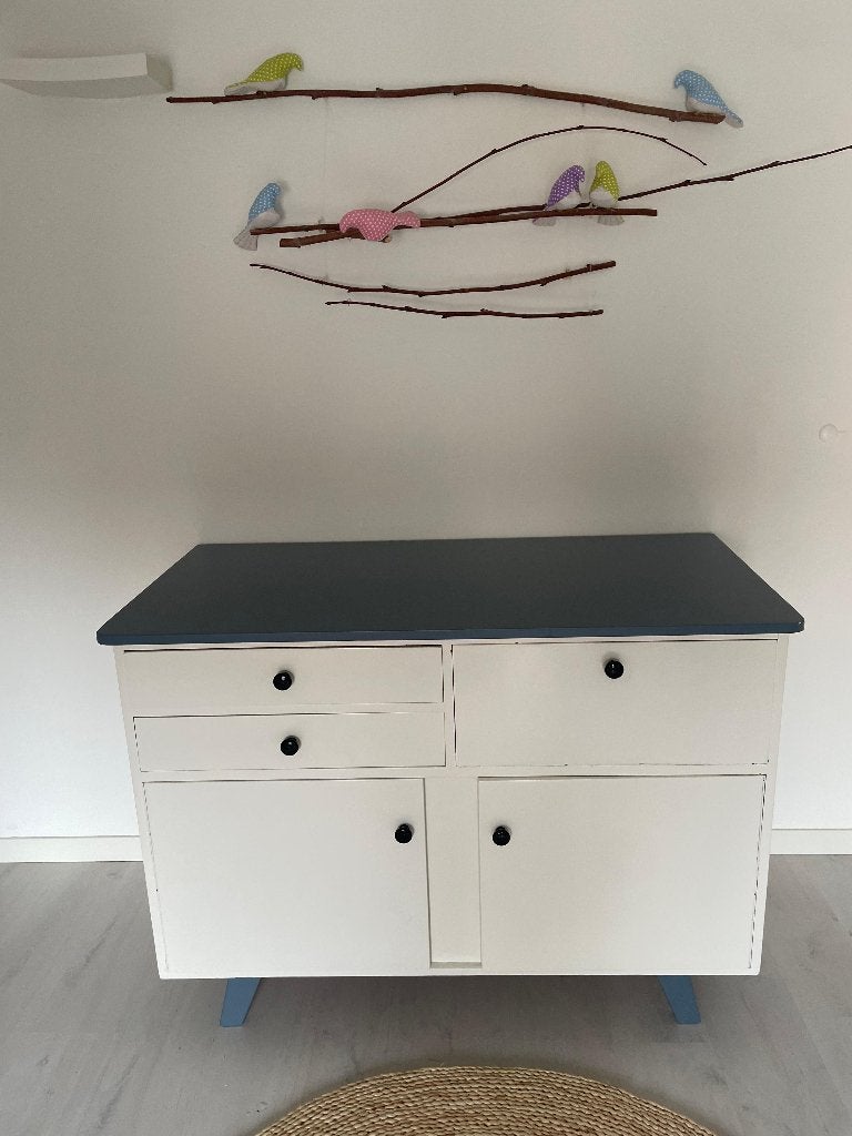 Retro vintage commode/kast, Vintage, 100 à 150 cm, Utilisé, 50 à 75 cm