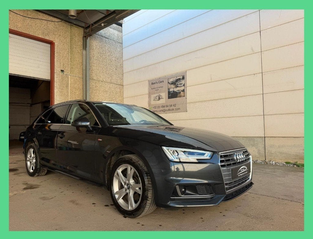 Audi A4 Avant 2.0 TFSI CNG S-Line  Automaat * Gps/Camera*, Autos, Cuir, Argent ou Gris, Achat, Euro 6