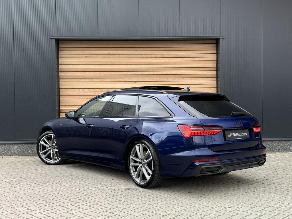 Audi A6 Avant 55 TFSI V6 3.0 quattro Pro S-line Plus B&O.ADV, Auto's, Audi, Automaat, Zwart, Blauw, Electronic Stability Program (ESP)