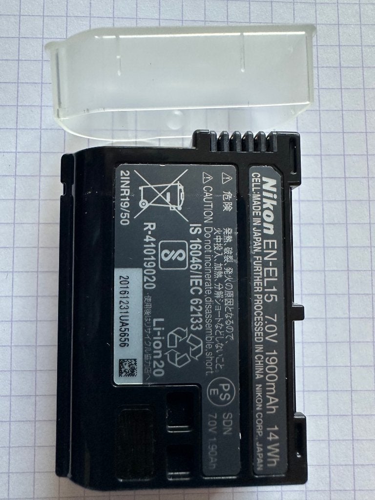NIKON - Batterie d'origine, Enlèvement ou Envoi, Utilisé, Rechargeable