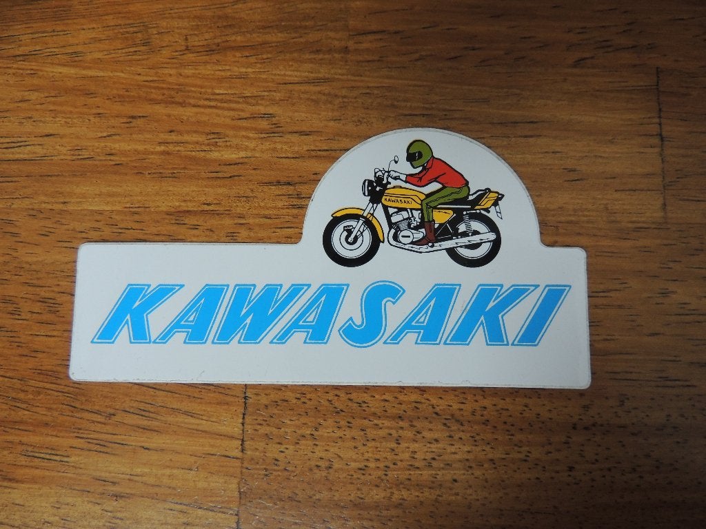 Kawasaki moto sticker, Verzamelen, Stickers, Ophalen of Verzenden, Zo goed als nieuw