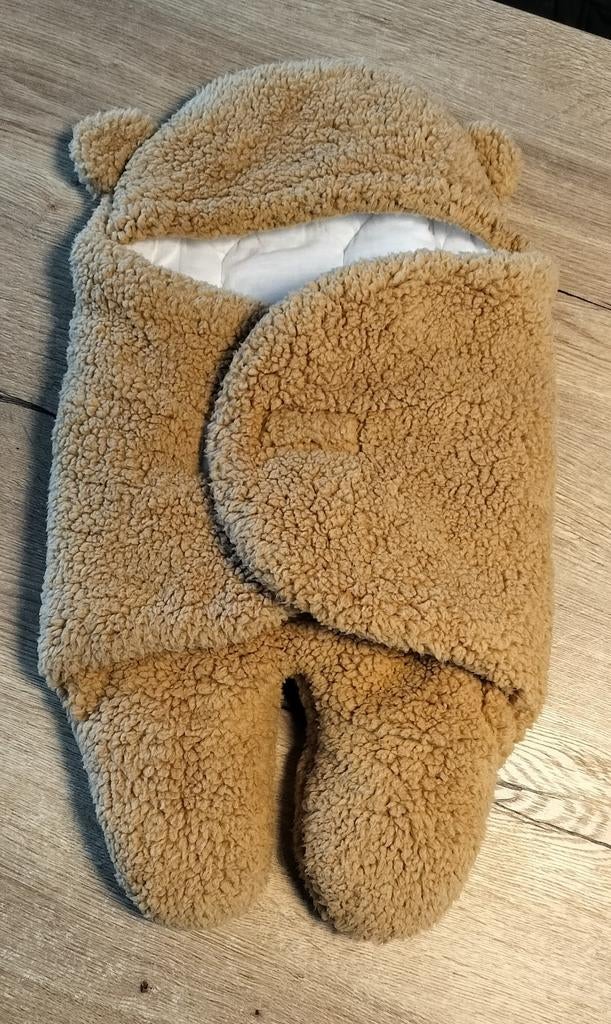 Voetzak inbakerdoek Teddy warme slaapzak 0-3m, Ophalen of Verzenden, Zo goed als nieuw, Slaapzak