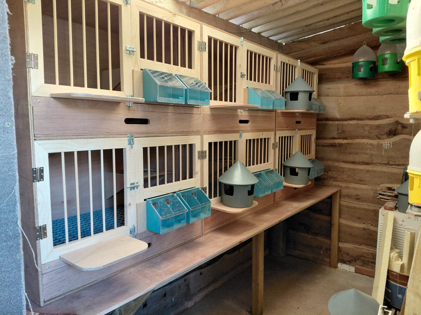 fabrication de box d élevage pour pigeons, Ophalen, Nieuw