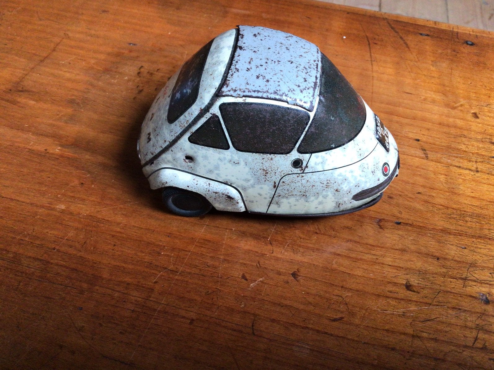 Blikken speelgoedauto isetta, Ophalen of Verzenden