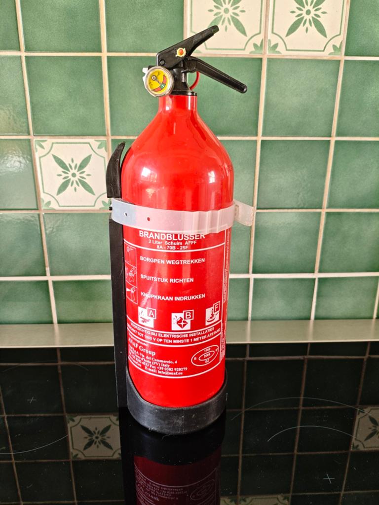 Brandblusser 2 liter schuim, Ophalen, Nieuw, Brandblusser