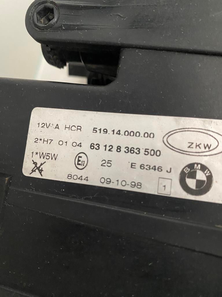Originele Koplamp rechts BMW E36 cabrio, Ophalen, BMW