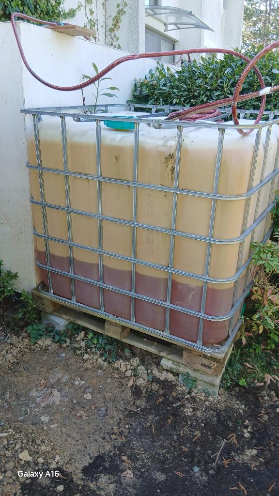 Tanker van 1.000 liter op pallet, met klep, voor stookolie., Ophalen, Gebruikt, Overige typen, 60 tot 150 cm