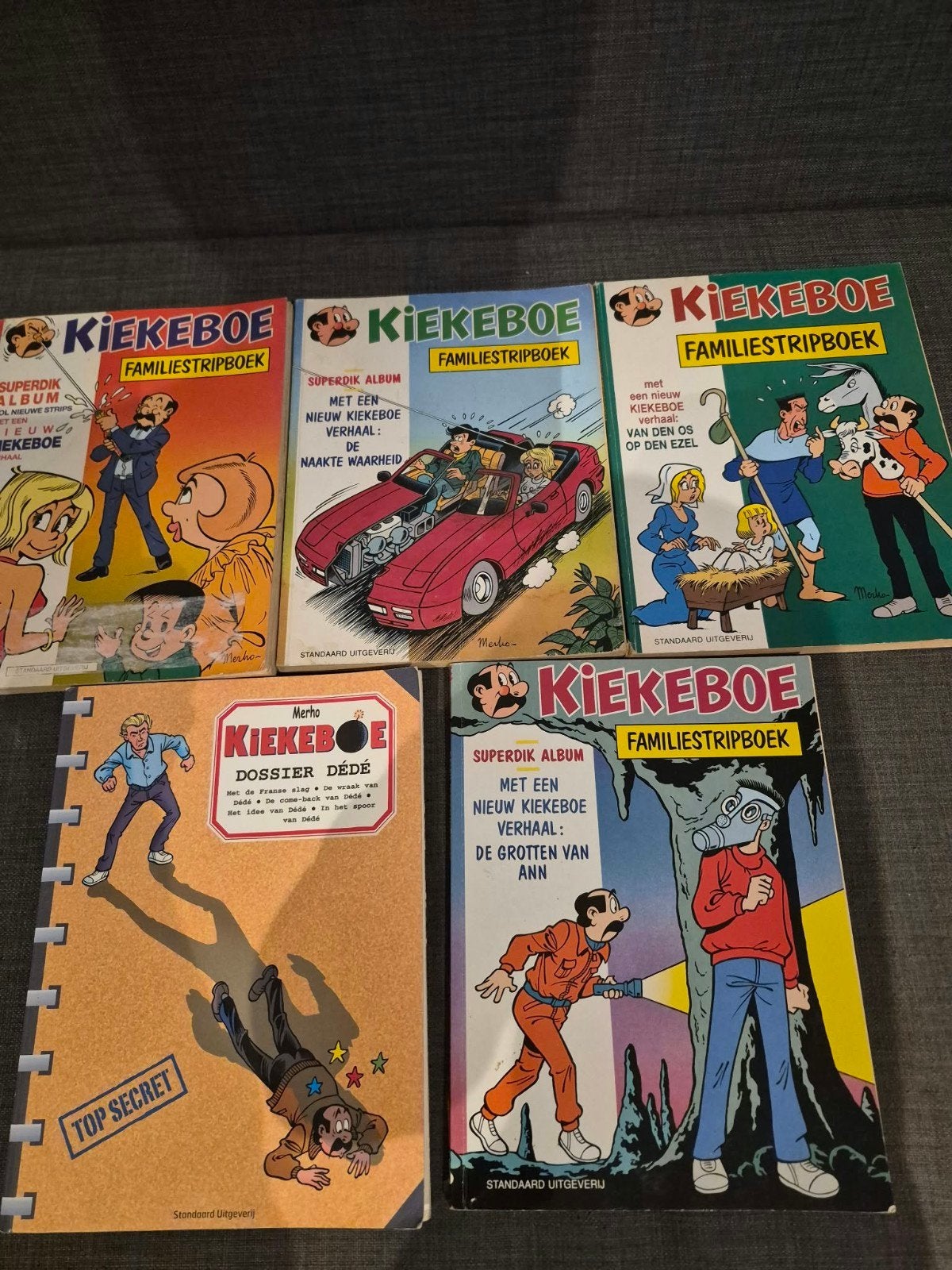 kiekeboe, Boeken, Ophalen