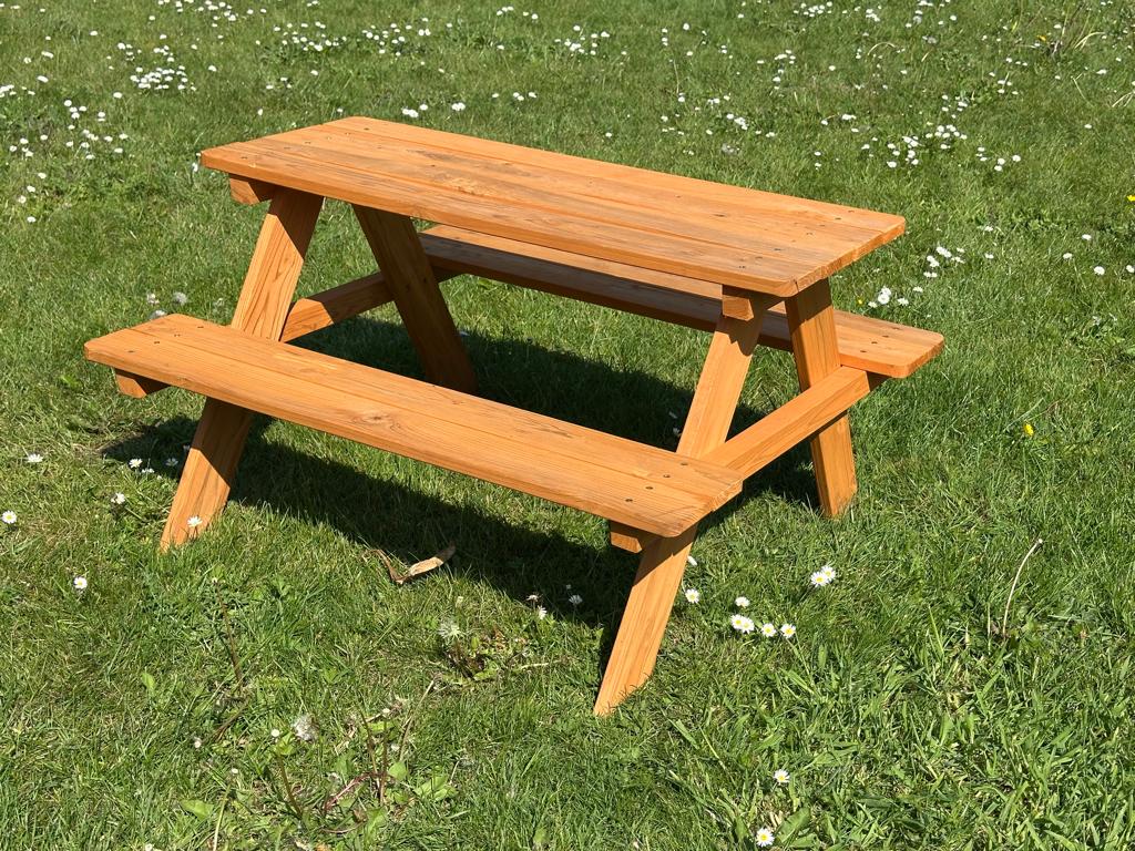 Picknicktafel voor peuters, Tuin en Terras, Picknicktafels, Nieuw, Rechthoekig, Hout, Ophalen