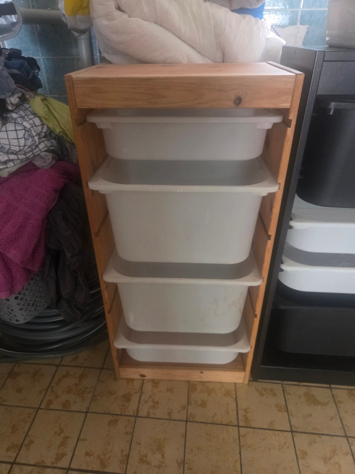 ikea kastje, Enlèvement, Utilisé