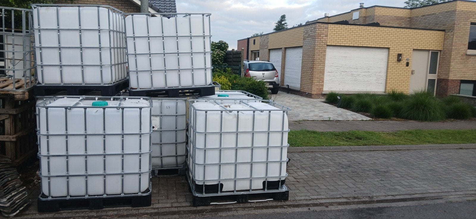 Ibc containers, Ophalen