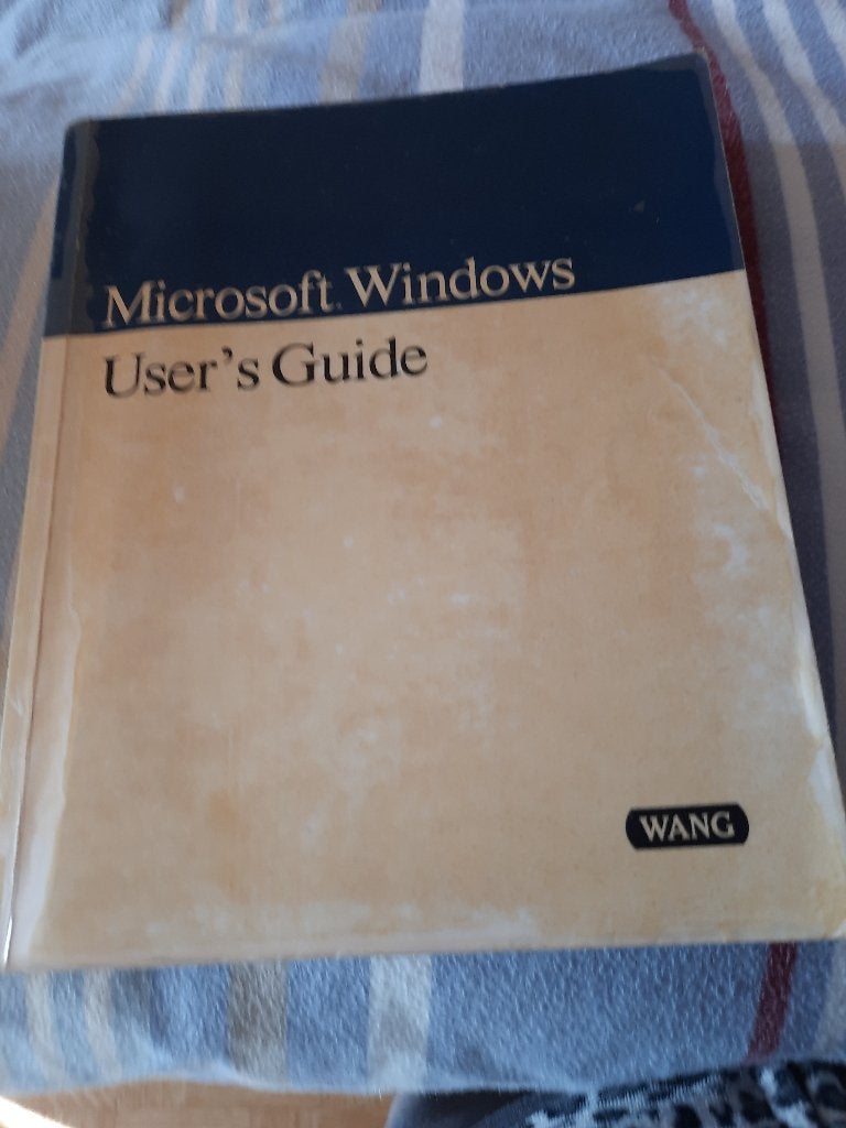 Microsoft Windows user's guide, Livres, Enlèvement ou Envoi