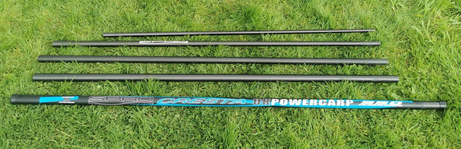 Cresta powercarp 9.5m., Ophalen, Zo goed als nieuw, Vaste hengel