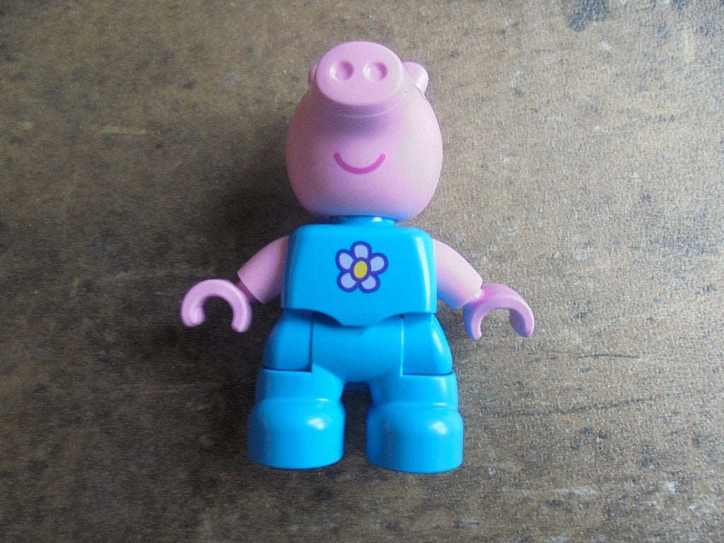 Lego Duplo Peppa Pig Figure George Pig (zie foto's), Ophalen of Verzenden, Gebruikt, Losse stenen, Duplo