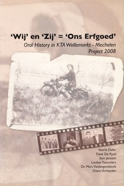 (g33) Wij en Zij, Ons Erfgoed, Wollemarkt Mechelen, Enlèvement ou Envoi, Utilisé