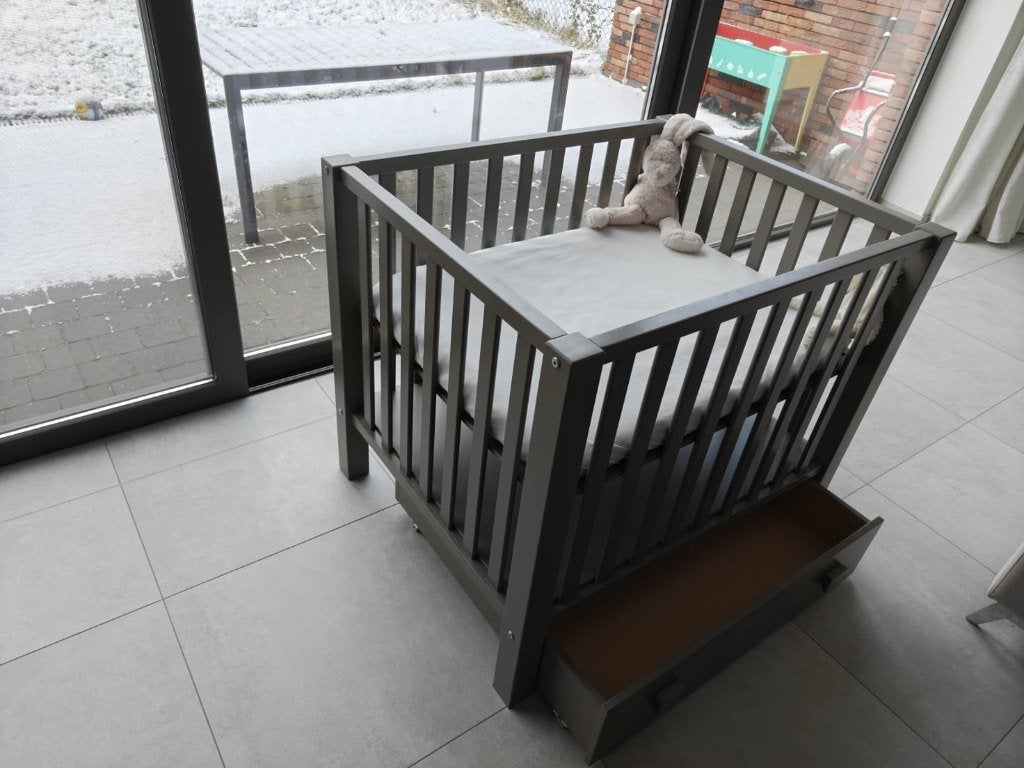 Quax babybox Marie-Lucca, Kinderen en Baby's, Babyparken, Ophalen, Gebruikt, Rechthoekig, In hoogte verstelbaar