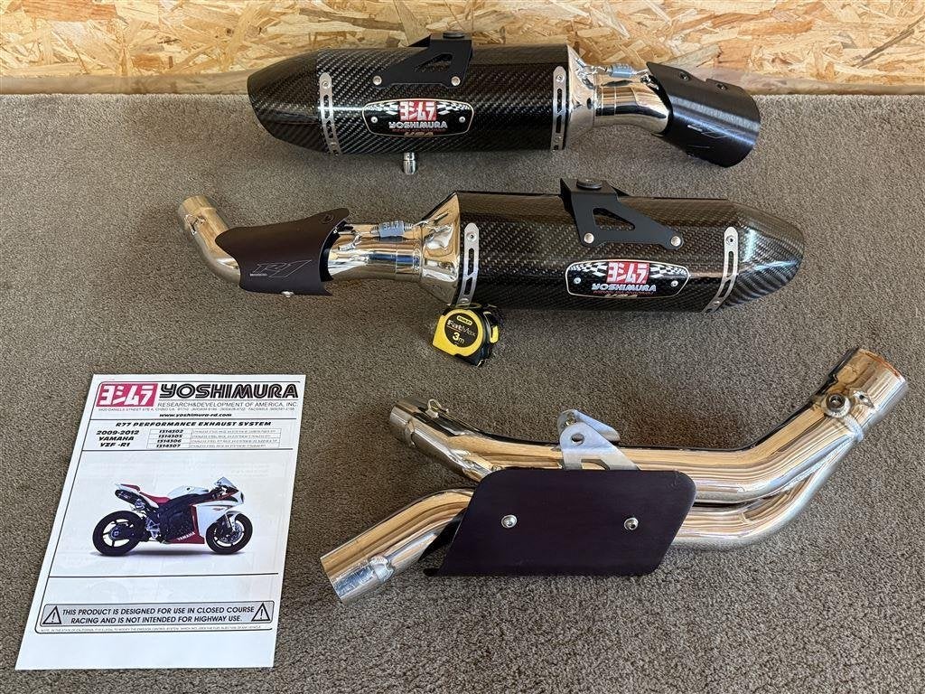 Yoshimura R77 3/4 uitlaten Yamaha YZF-R1 YZFR1 R1 09-14 RN22, Motoren, Verzenden, Gebruikt