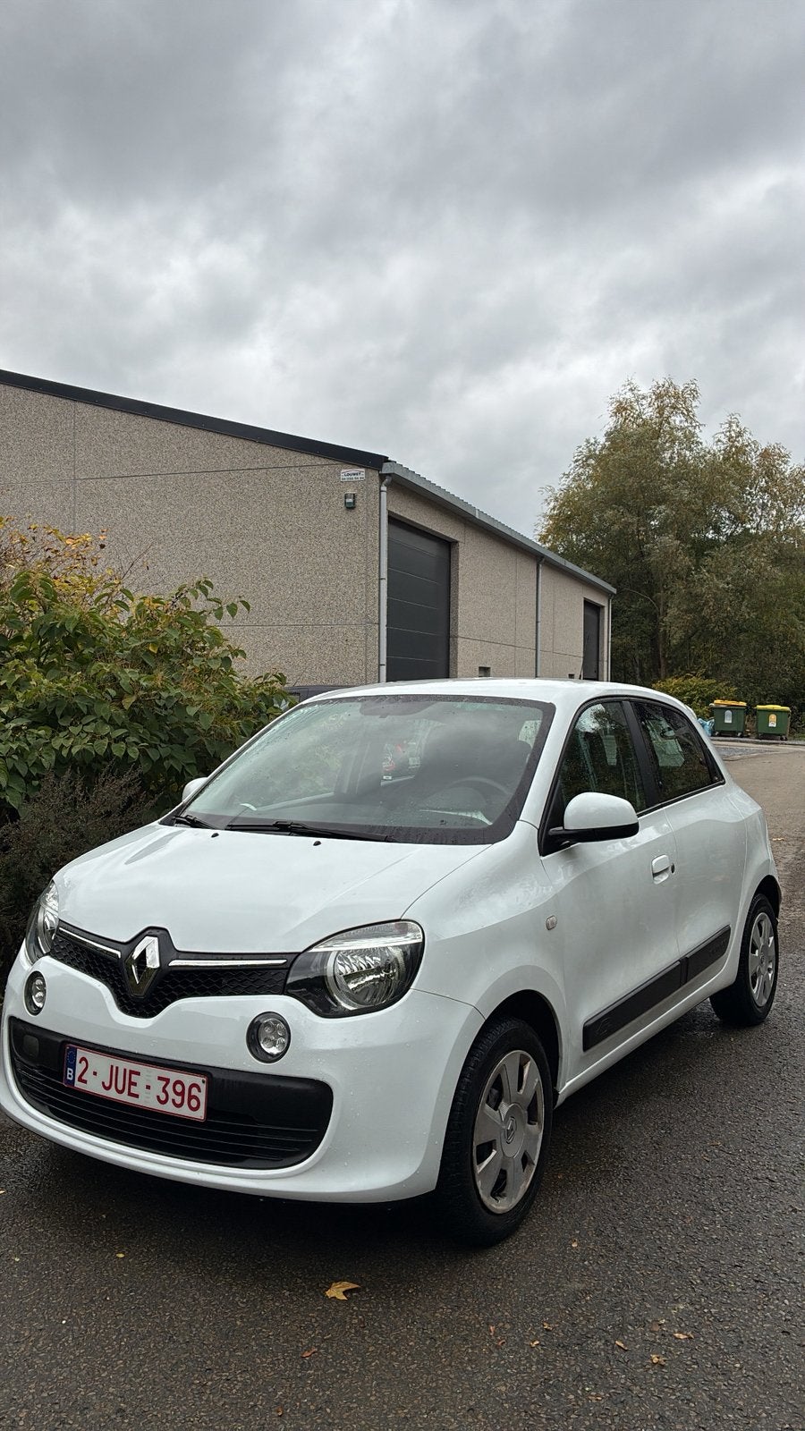 Renault Twingo 2015, Auto's, Euro 5, Zwart, 939 kg, Wit