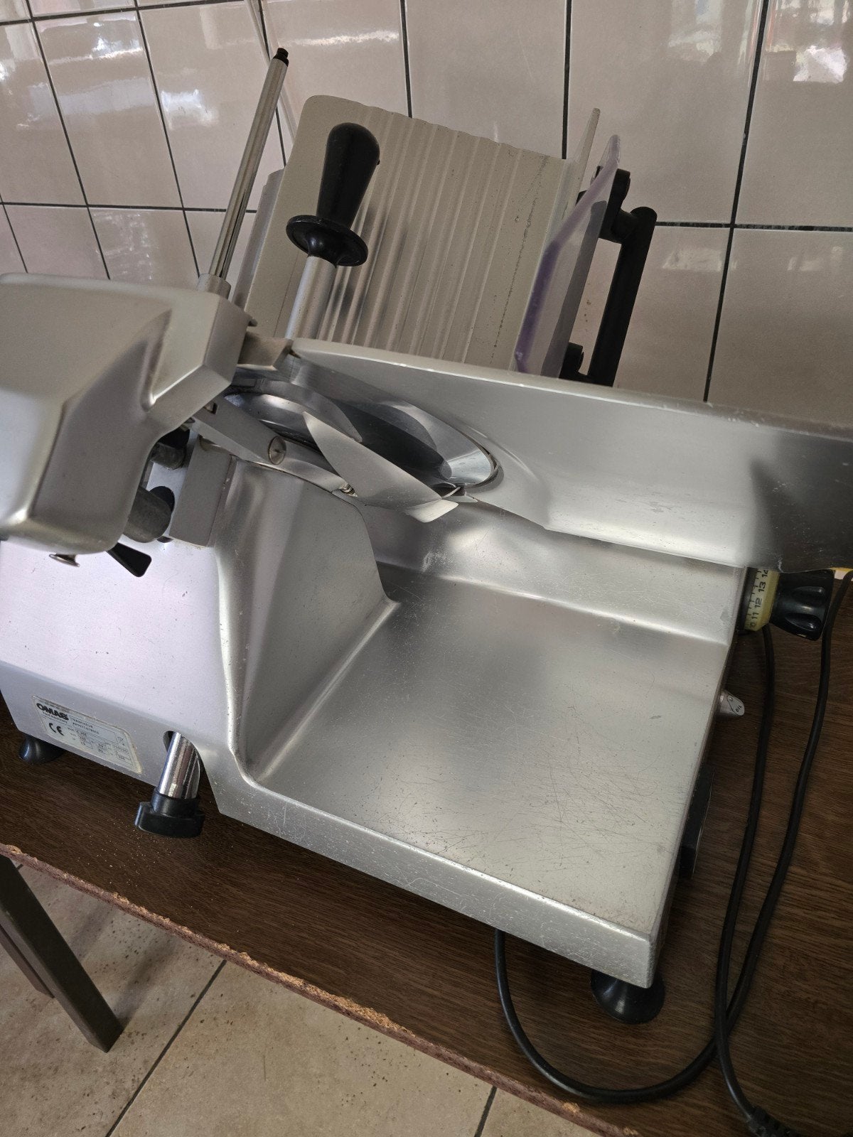 Trancheuse Omas C35, Enlèvement