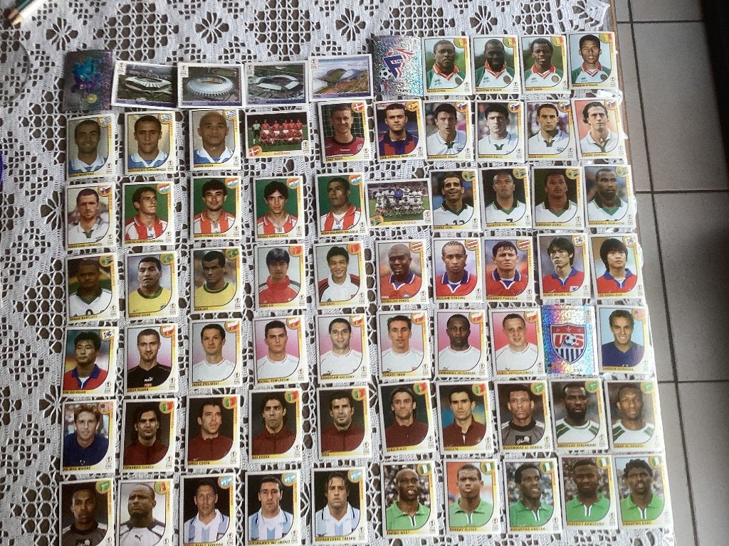 110 stickers panini KOREA-JAPAN 2002 voetbal, Hobby & Loisirs créatifs, Autocollants & Images, Enlèvement ou Envoi, Utilisé